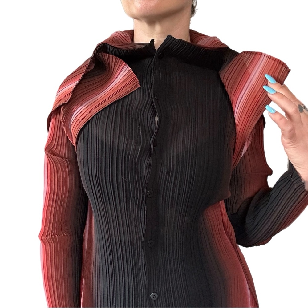 SOLD Issey Miyake Rare Vintage Collar Top